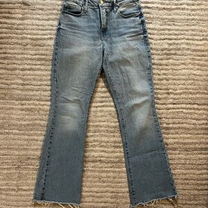 Good American Women's Flared Jeans - Light Wash - Low/Mid rise - Size 2/26